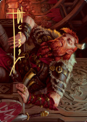 Arni Brokenbrow (30/81) Art Card (AKHM) - Gold-Stamped Signature