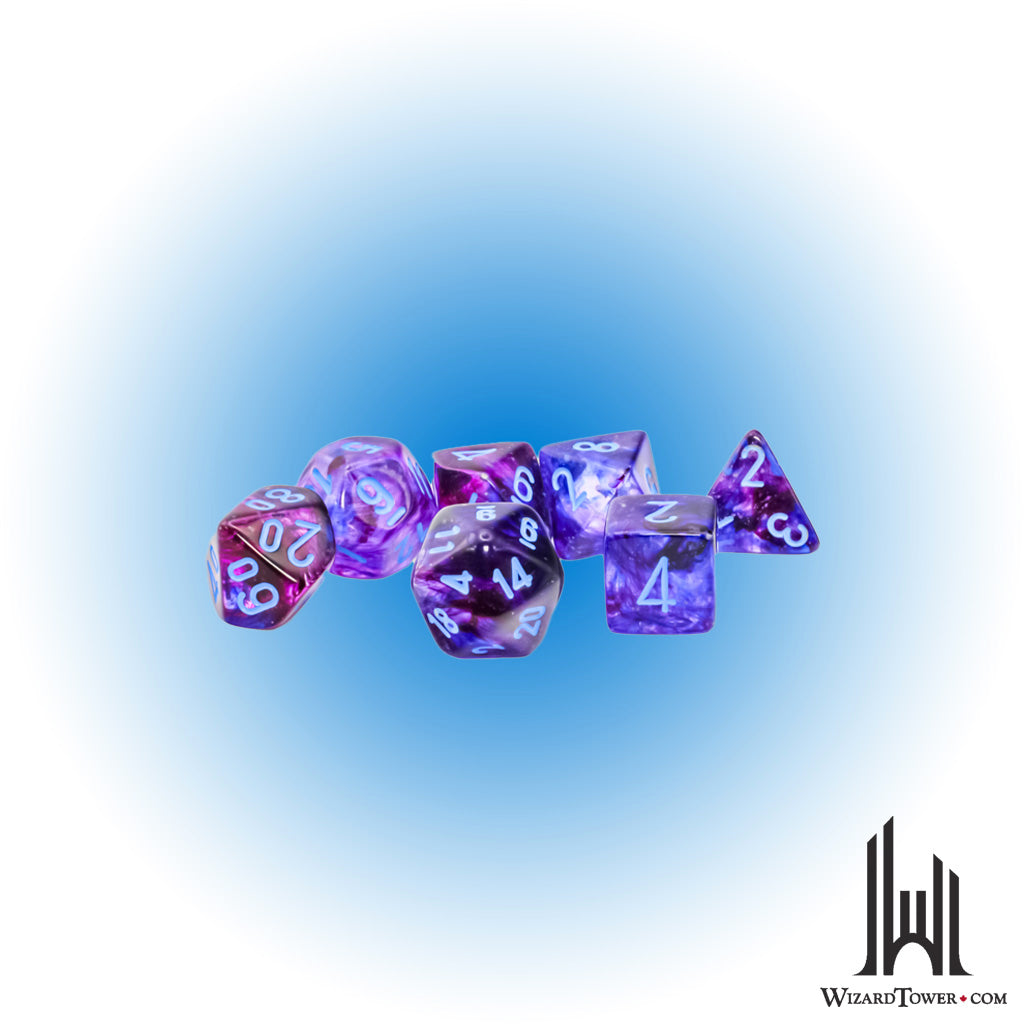 Dice Set - Nebula Nocturnal / Blue Luminary Mega 7ct