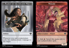 Narset of the Ancient Way Emblem (0081) // Wizard (0071) Double-Sided Token
