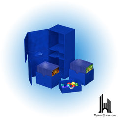 Deck Box - Flip'n'Tray Twin - Monocolor Blue 266+