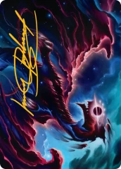 Nova Hellkite (18/54) Art Card (AEOE) - Gold-Stamped Signature