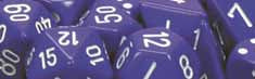 Dice Set - Opaque Purple / White 7ct