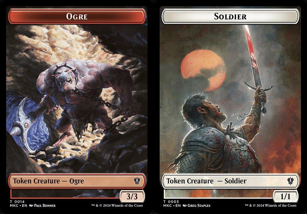 Ogre (0014) // Soldier (0003) Double-Sided Token