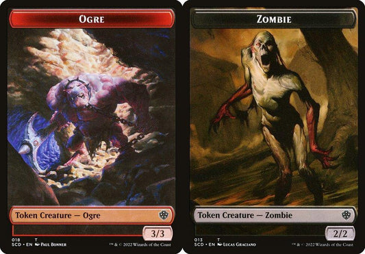 Ogre (018) // Zombie (013) Double-Sided Token