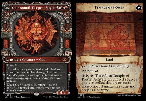 Ojer Axonil, Deepest Might // Temple of Power (0317) (Showcase) - Foil