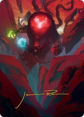 Omnath, Locus of All (62/81) Art Card (AMOM) - Gold-Stamped Signature