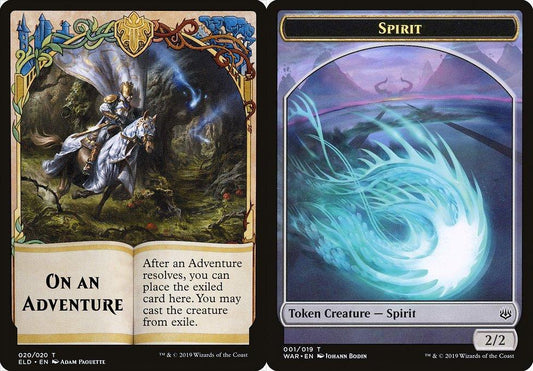 On An Adventure (020) // Spirit (001) Double-Sided Token