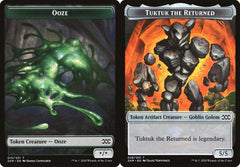 Ooze (015) // Tuktuk the Returned (028) Double-Sided Token - Foil