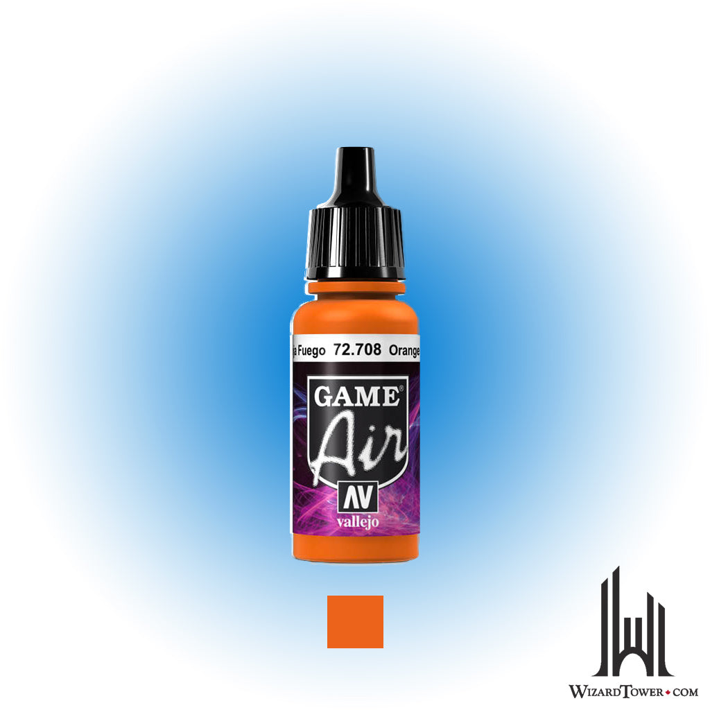Vallejo Game Air Orange Fire 708 - 17ml