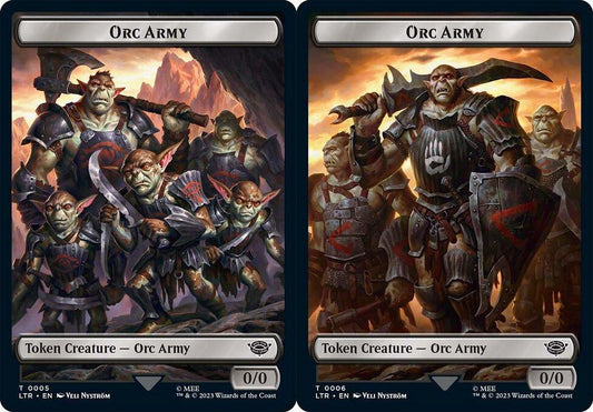 Orc Army (0005) // Orc Army (0006) Double-Sided Token