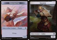 Ornithopter (022) // Soldier (004) Double-Sided Token - Foil