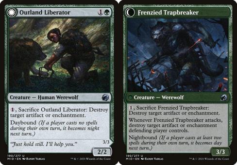 Outland Liberator // Frenzied Trapbreaker - Foil