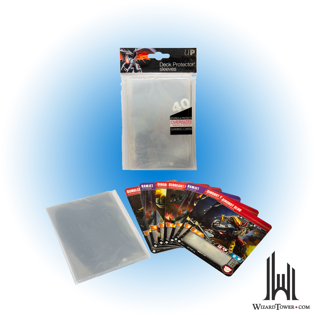 Deck Protectors - Oversized Clear 40ct