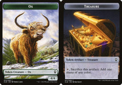 Ox (013) // Treasure (017) Double-Sided Token - Foil