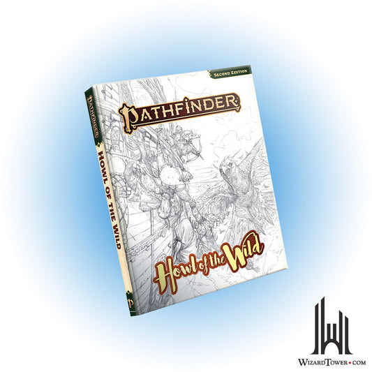 Pathfinder 2nd Edition Book - Howl of the Wild - Sketch Cover Edition