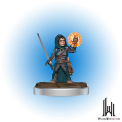 Pathfinder Battles Premium Figures - Female Halfling Cleric