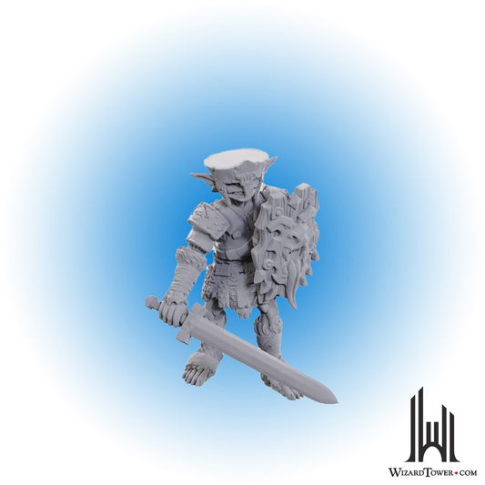 Unpainted Miniature - Pathfinder - Hobgoblin Soldier