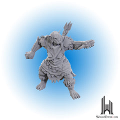 Unpainted Miniature - Pathfinder - Orc Brute