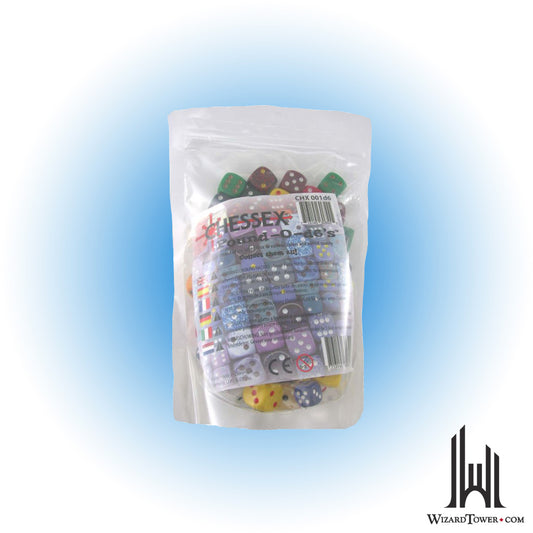 Dice Set - 1 Pound d6 Pipped