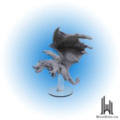 Unpainted Miniature - Pathfinder - Adult Adamantine Dragon