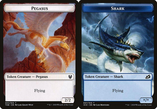 Pegasus (003) // Shark (007) Double-Sided Token