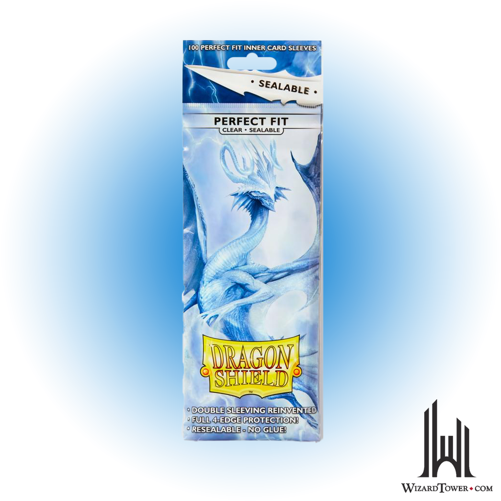 Deck Protectors - Dragon Shield Perfect Fit Resealable Clear 100ct