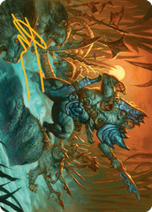 Persistent Marshstalker (14/54) Art Card (ABLB) - Gold-Stamped Signature
