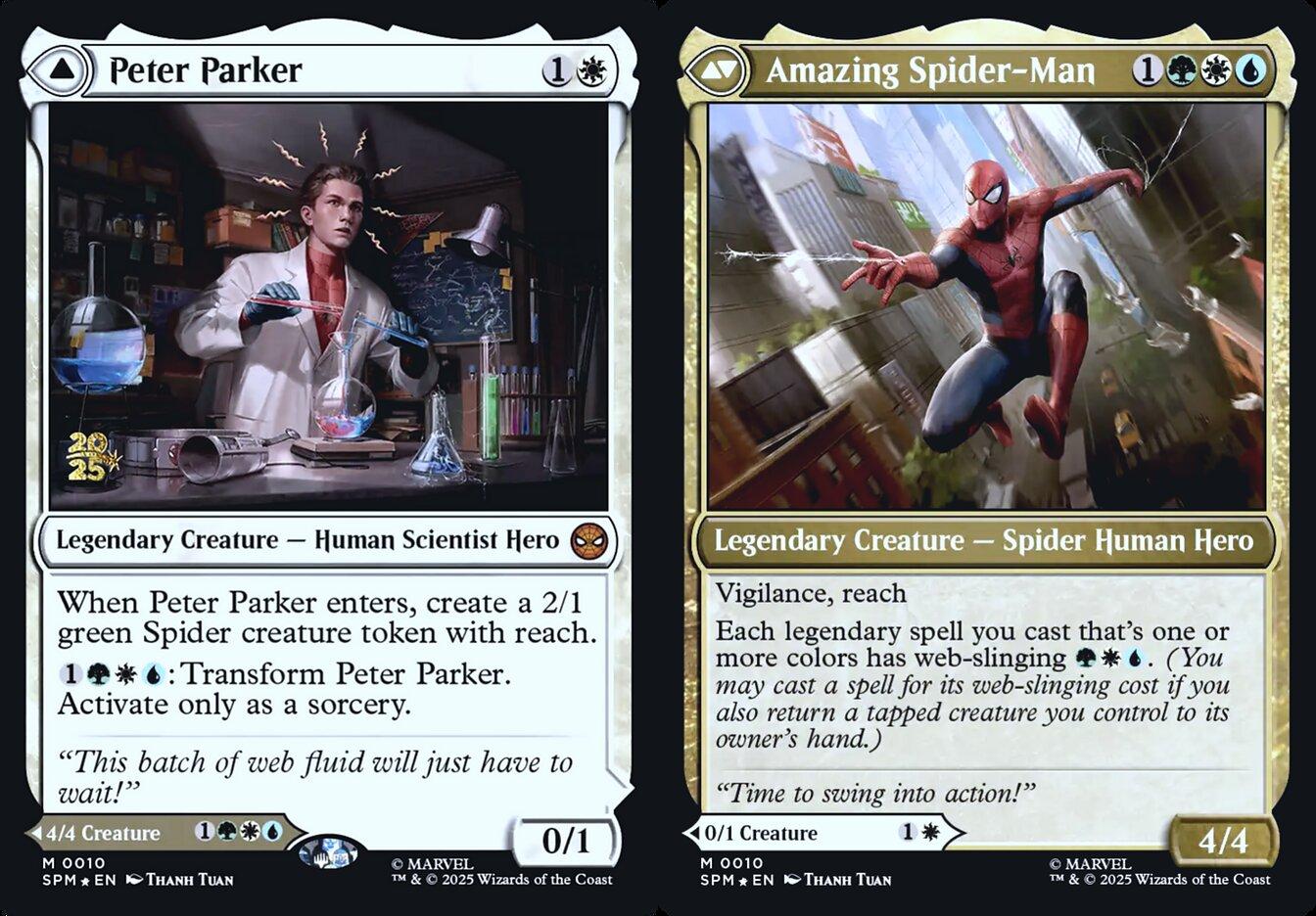 Peter Parker // Amazing Spider-Man (0010) (Prerelease) (PSPM) - Foil