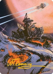 Petrified Field (52/54) Art Card - Gold-Stamped Signature