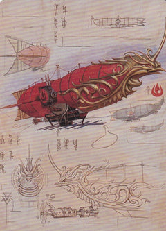 Phoenix Fleet Airship (35/54) Art Card tla
