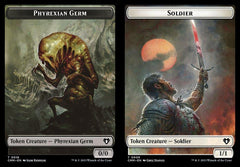 Phyrexian Germ (0016) // Soldier (0009) Double-Sided Token - Foil