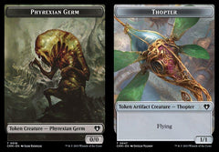 Phyrexian Germ (0016) // Thopter (0047) Double-Sided Token