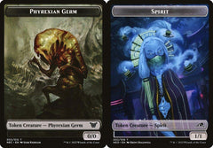 Phyrexian Germ (003) // Spirit (002) Double-Sided Token