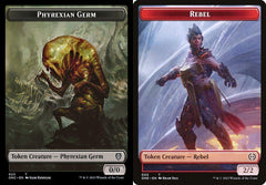 Phyrexian Germ (023) // Rebel (005) Double-Sided Token - Foil