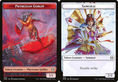 Phyrexian Goblin (003) // Samurai (002) Double-Sided Token
