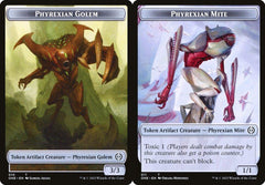 Phyrexian Golem (010) // Phyrexian Mite (011) Double-Sided Token - Foil