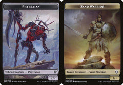 Phyrexian (008) // Sand Warrior (020) Double-Sided Token - Foil