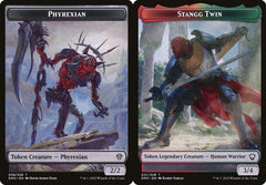 Phyrexian (008) // Stangg Twin (021) Double-Sided Token - Foil