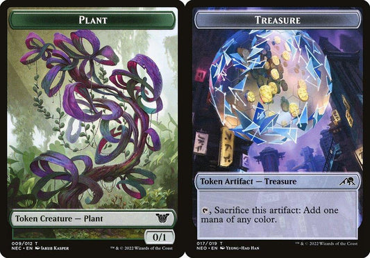 Plant (009) // Treasure (017) Double-Sided Token