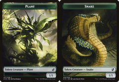 Plant (017) // Snake (020) Double-Sided Token