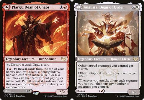 Plargg, Dean of Chaos // Augusta, Dean of Order - Foil