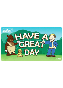 Playmat - Fallout Vault Boy Have A Great Day