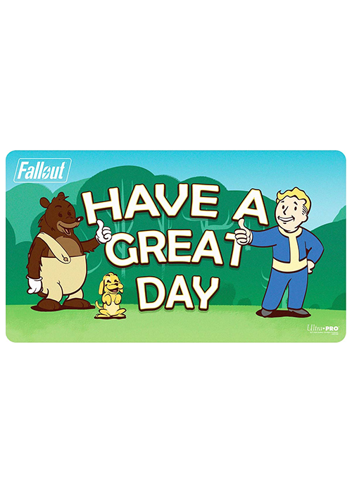 Playmat - Fallout Vault Boy Have A Great Day