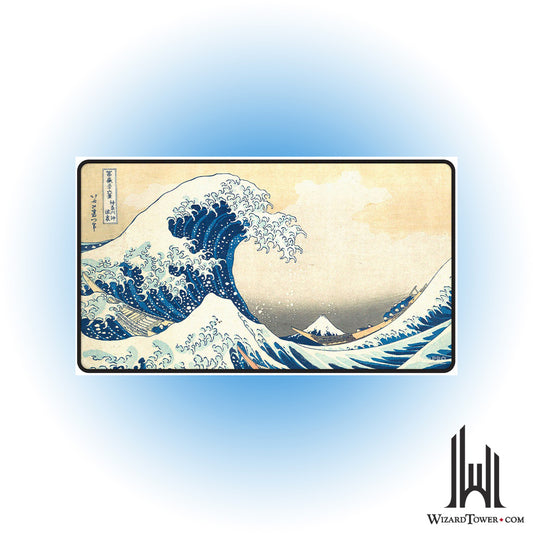 Playmat - The Great Wave off Kanagawa (Black Stitched)