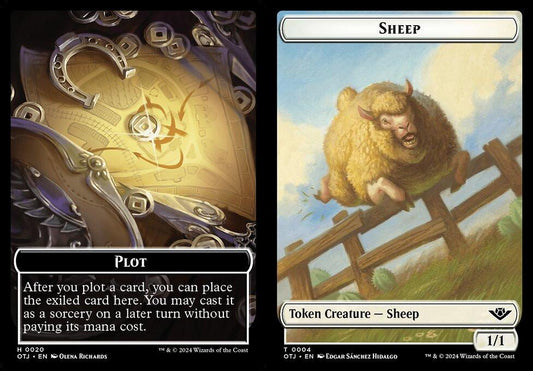 Plot (0020) // Sheep (0004) Double-Sided Token