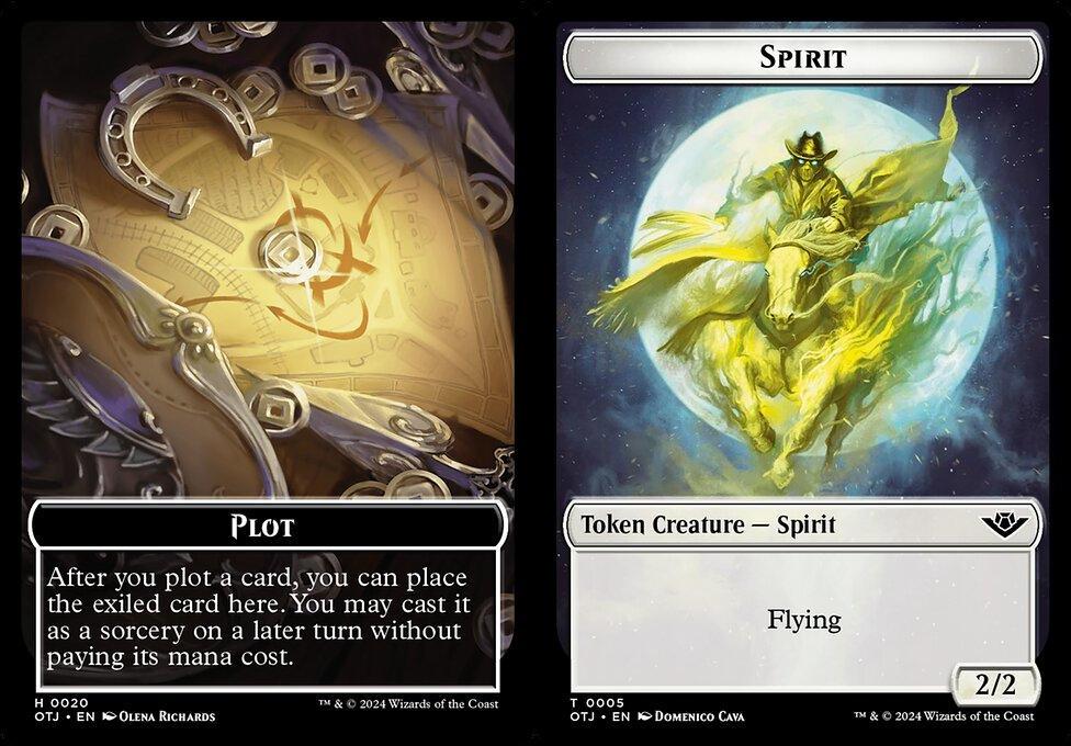 Plot (0020) // Spirit (0005) Double-Sided Token