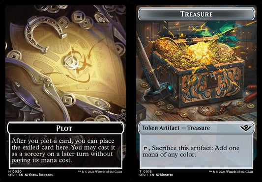 Plot (0020) // Treasure (0018) Double-Sided Token