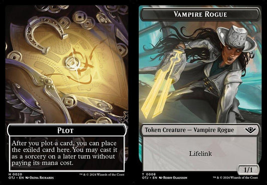 Plot (0020) // Vampire Rogue (0008) Double-Sided Token