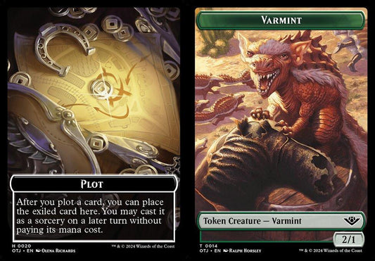 Plot (0020) // Varmint (0014) Double-Sided Token