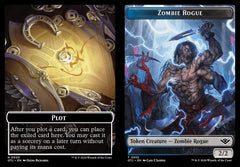 Plot (0020) // Zombie Rogue (0015) Double-Sided Token